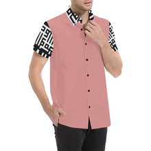 Load image into Gallery viewer, MXV-1 Zenith London Men&#39;s Short Sleeve Button-Up Shirt
