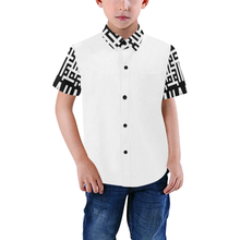 Load image into Gallery viewer, MXV-1 Zenith London Kid&#39;s Short Sleeve Button-Up Shirt
