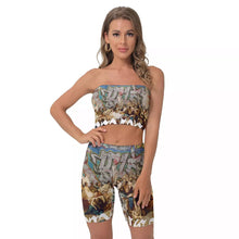 Load image into Gallery viewer, AMG-II SUNDAY SUPPER Women&#39;s Wrap Short Set
