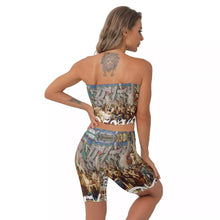 Load image into Gallery viewer, AMG-II SUNDAY SUPPER Women&#39;s Wrap Short Set
