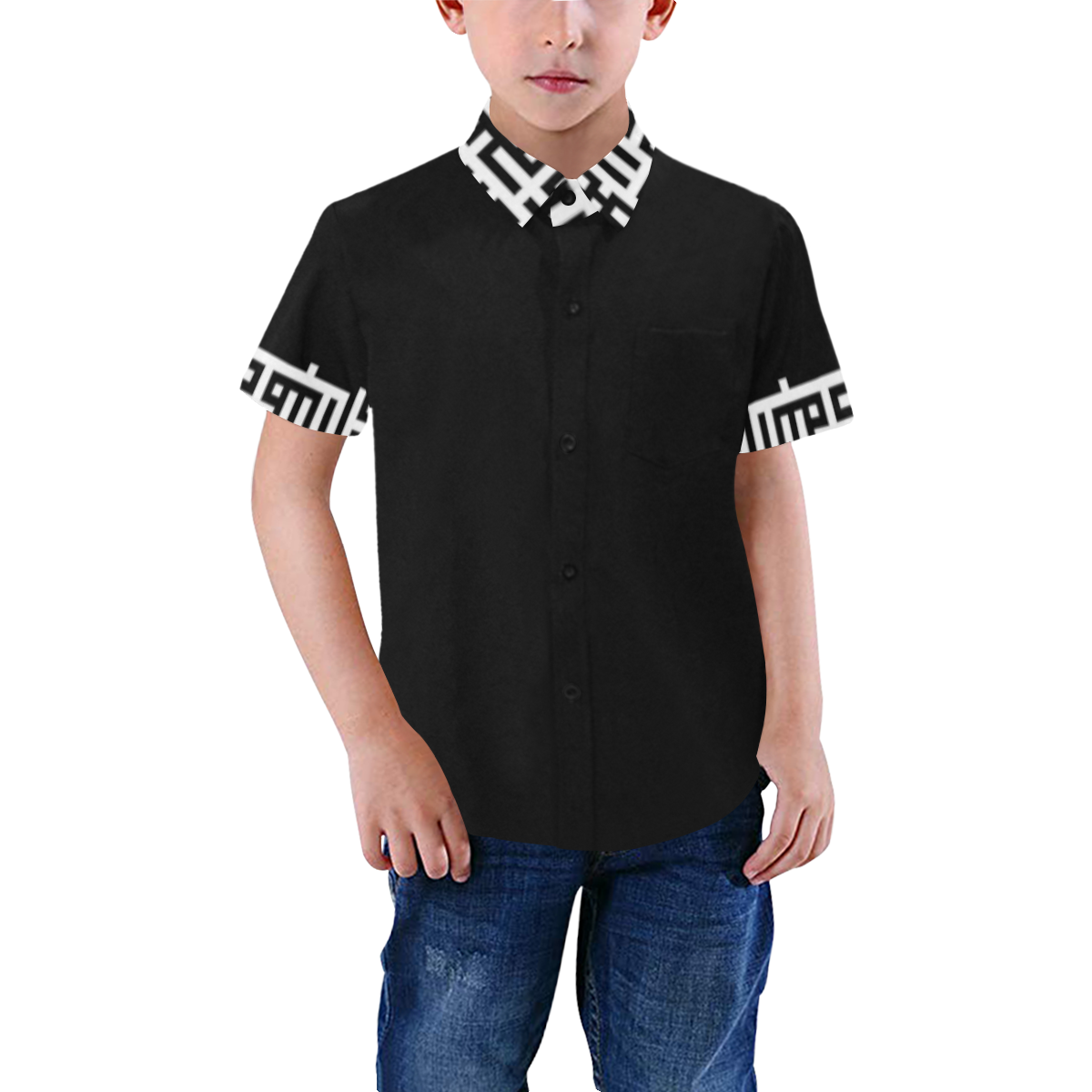 MXV-1 Zenith London Kid's Short Sleeve Button-Up Shirt