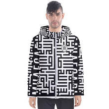 Load image into Gallery viewer, Musa Muaegabi Apex Zenith London Men&#39;s Hooded Bubble Jacket
