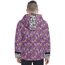 Load image into Gallery viewer, Musa Muaegabi Purple Haze Men&#39;s Hooded Bubble Jacket
