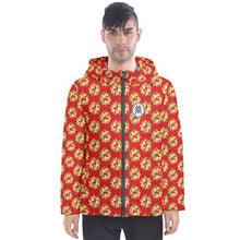 Load image into Gallery viewer, Musa Muaegabi Fleur Men&#39;s Hooded Bubble Jacket
