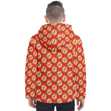 Load image into Gallery viewer, Musa Muaegabi Fleur Men&#39;s Hooded Bubble Jacket
