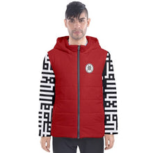 Load image into Gallery viewer, Musa Muaegabi Zenith La Rouge Men&#39;s Hooded Bubble Jacket
