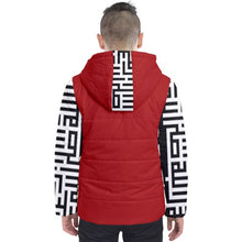 Load image into Gallery viewer, Musa Muaegabi Zenith La Rouge Men&#39;s Hooded Bubble Jacket
