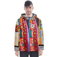 Load image into Gallery viewer, Musa Muaegabi Zenith Le Fleur Men&#39;s Hooded Bubble Jacket
