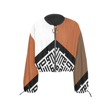 Load image into Gallery viewer, MXV-1 Zenith London Bella Blanco Crop Bomber
