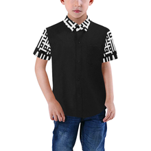 Load image into Gallery viewer, MXV-1 Zenith London Kid&#39;s Short Sleeve Button-Up Shirt
