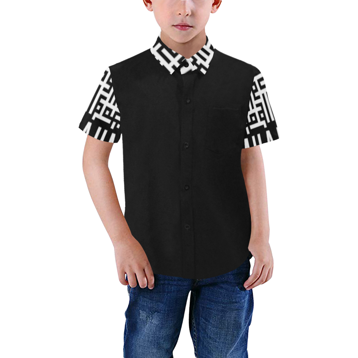 MXV-1 Zenith London Kid's Short Sleeve Button-Up Shirt