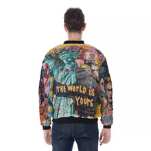 Load image into Gallery viewer, All-Over Print Men&#39;s Bomber Jacket
