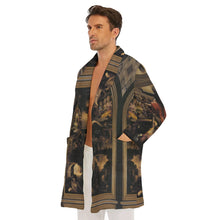 Load image into Gallery viewer, All-Over Print Men&#39;s Borg Fleece Robe
