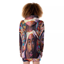 Load image into Gallery viewer, AMG-II SPOKEN WORDS Plush Hoodie Dress
