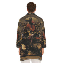 Load image into Gallery viewer, All-Over Print Men&#39;s Borg Fleece Robe
