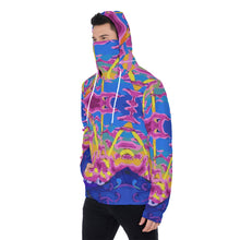 Load image into Gallery viewer, All-Over Print Men&#39;s Pullover Hoodie With Mask
