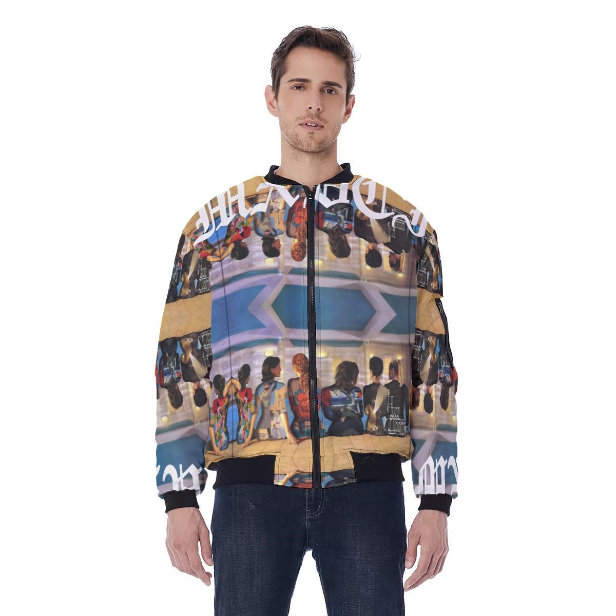 All-Over Print Men's Bomber Jacket