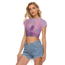 Load image into Gallery viewer, ALF-1 KNOWLEDGE Women&#39;s Raglan Cropped T-shirt
