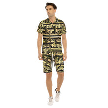 Load image into Gallery viewer, All-Over Print Men&#39;s Short Sleeve Shirt Set
