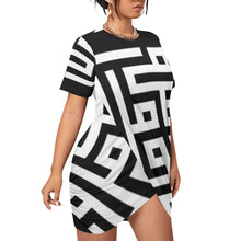 Load image into Gallery viewer, MXV-1 Zenith London Women’s Stacked Hem Dress
