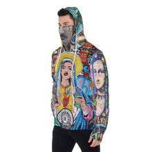 Load image into Gallery viewer, All-Over Print Men&#39;s Pullover Hoodie With Mask
