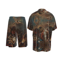 Load image into Gallery viewer, All-Over Print Men&#39;s Imitation Silk Shirt Suit
