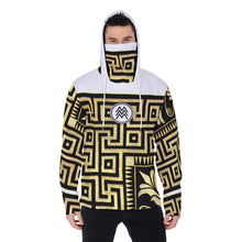 Load image into Gallery viewer, All-Over Print Men&#39;s Heavy Fleece Hoodie With Mask
