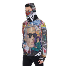 Load image into Gallery viewer, All-Over Print Men&#39;s Heavy Fleece Hoodie With Mask
