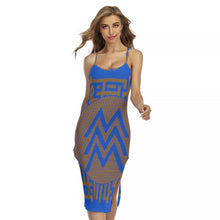 Load image into Gallery viewer, MXV-I Zenith London Azul Women&#39;s Cami Dress
