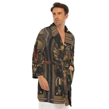 Load image into Gallery viewer, All-Over Print Men&#39;s Borg Fleece Robe
