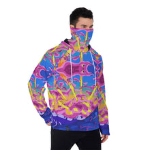 Load image into Gallery viewer, All-Over Print Men&#39;s Pullover Hoodie With Mask
