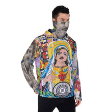 Load image into Gallery viewer, All-Over Print Men&#39;s Pullover Hoodie With Mask
