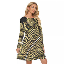 Load image into Gallery viewer, All-Over Print Women&#39;s Crew Neck Dress
