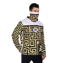 Load image into Gallery viewer, All-Over Print Men&#39;s Heavy Fleece Hoodie With Mask
