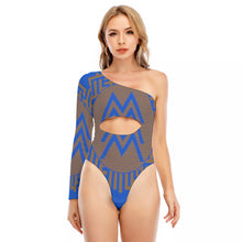 Load image into Gallery viewer, MXV-I Zenith London Azul Women&#39;s One Sleeved Bodysuit
