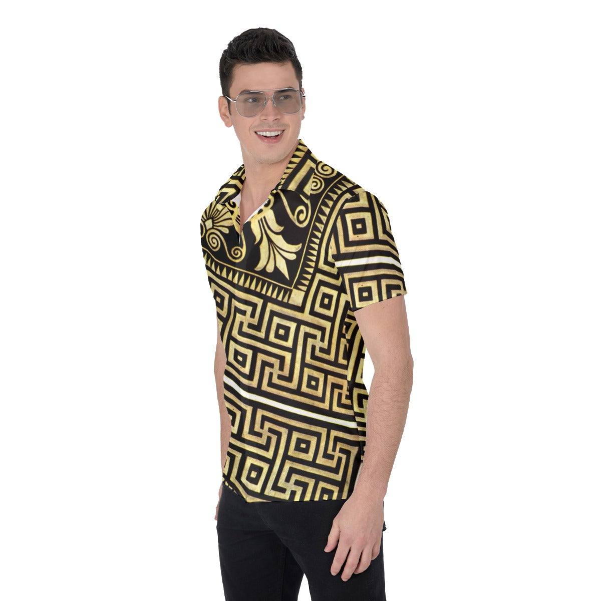 All-Over Print Men's Shirt