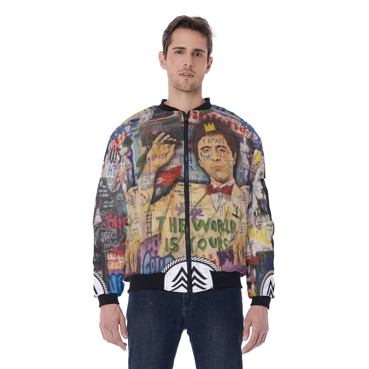 All-Over Print Men's Bomber Jacket