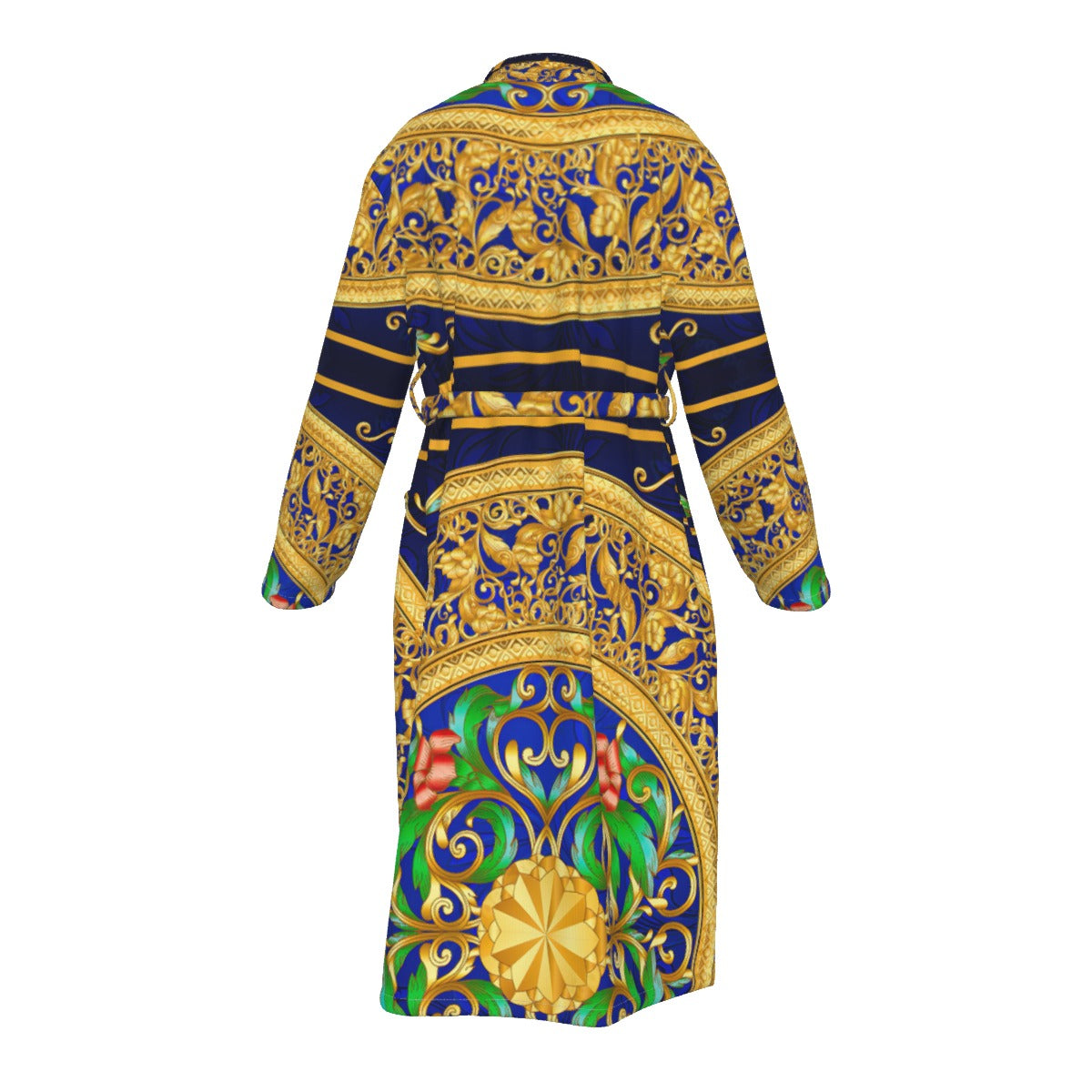 All-Over Print Men's Heavy Fleece Robe