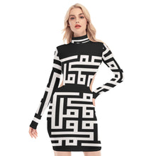 Load image into Gallery viewer, MXV-1 Zenith London Women&#39;s Waist Hollow Hip Dress
