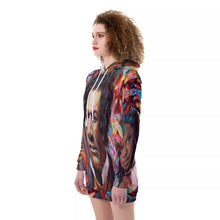 Load image into Gallery viewer, AMG-II SPOKEN WORDS Plush Hoodie Dress
