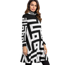 Load image into Gallery viewer, MXV-1 Zenith London Women&#39;s High Neck Dress
