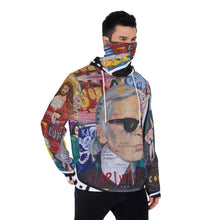 Load image into Gallery viewer, All-Over Print Men&#39;s Heavy Fleece Hoodie With Mask
