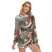 Load image into Gallery viewer, AMG-II DEBAUCH Women&#39;s Long Sleeve Short Set
