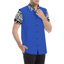 Load image into Gallery viewer, MXV-1 Zenith London Men&#39;s Short Sleeve Button-Up Shirt
