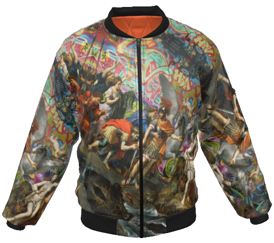 AMG-II HARLEM RENAISSANCE Bomber Jacket