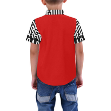 Load image into Gallery viewer, MXV-1 Zenith London Kid&#39;s Short Sleeve Button-Up Shirt
