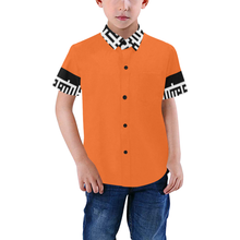 Load image into Gallery viewer, MXV-1 Zenith London Kid&#39;s Short Sleeve Button-Up Shirt
