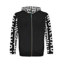 Load image into Gallery viewer, MXV-1 Zenith London Men&#39;s Zip Up Hoodie
