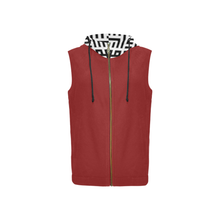 Load image into Gallery viewer, MXV-1 Zenith London Women&#39;s Zip Up Sleeveless Hoodie
