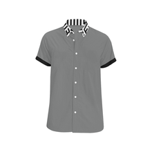 Load image into Gallery viewer, MXV-1 Zenith London Men&#39;s Short Sleeve Button-Up Shirt
